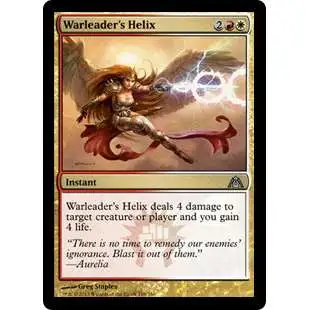 MtG Trading Card Game Dragon's Maze Uncommon Foil Warleader's Helix #116