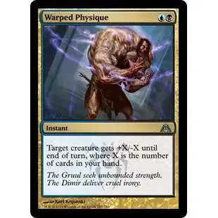 MtG Trading Card Game Dragon's Maze Uncommon Warped Physique #117