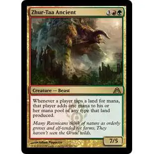 MtG Trading Card Game Dragon's Maze Rare Zhur-Taa Ancient #119