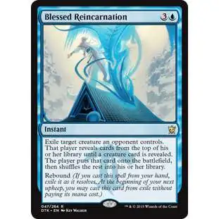 MtG Dragons of Tarkir Rare Blessed Reincarnation #47