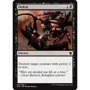 mtg defeat cards Magic the Gathering Dragons of Tarkir Single Card Common 97 draw a card Agony Of Defeat | Magic