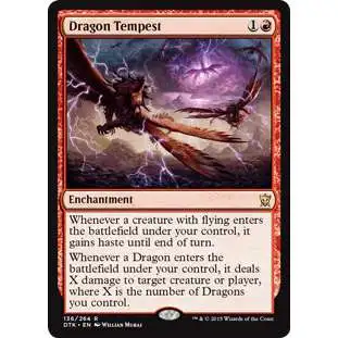 MtG Dragons of Tarkir Rare Dragon Tempest #136