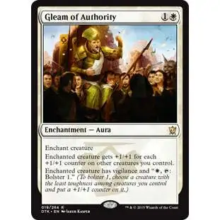 MtG Dragons of Tarkir Rare Gleam of Authority #19