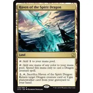MtG Dragons of Tarkir Rare Haven of the Spirit Dragon #249