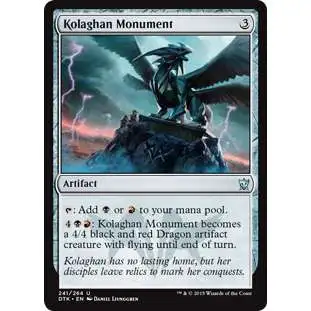 MtG Dragons of Tarkir Uncommon Kolaghan Monument #241