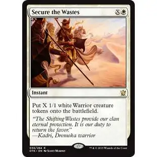 MtG Dragons of Tarkir Rare Secure the Wastes #36