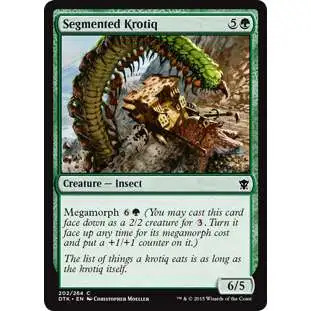 MtG Dragons of Tarkir Common Segmented Krotiq #202