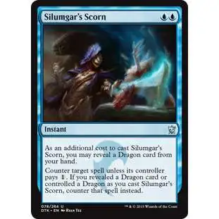 MtG Dragons of Tarkir Uncommon Silumgar's Scorn #78