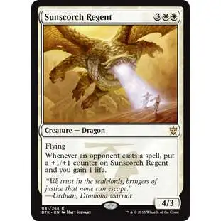 MtG Dragons of Tarkir Rare Sunscorch Regent #41