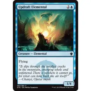 MtG Dragons of Tarkir Common Foil Updraft Elemental #82