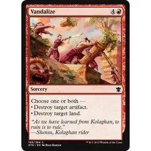 MtG Dragons of Tarkir Common Vandalize #165