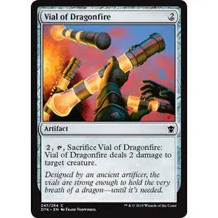MtG Dragons of Tarkir Common Vial of Dragonfire #247