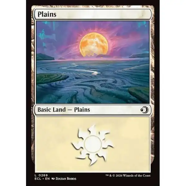 MtG Lorwyn Eclipsed Common FOIL Plains #269