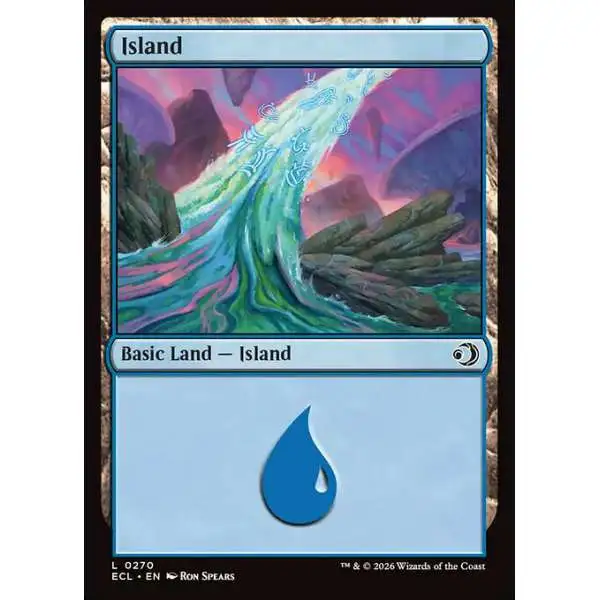 MtG Lorwyn Eclipsed Common FOIL Island #270