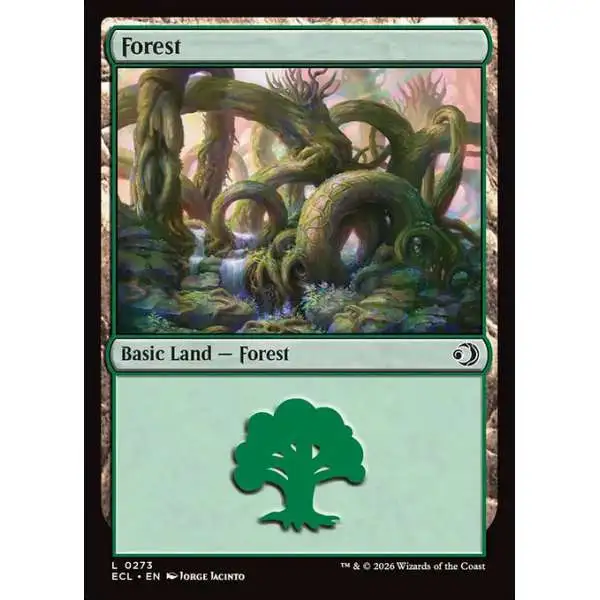 MtG Lorwyn Eclipsed Common FOIL Forest #273