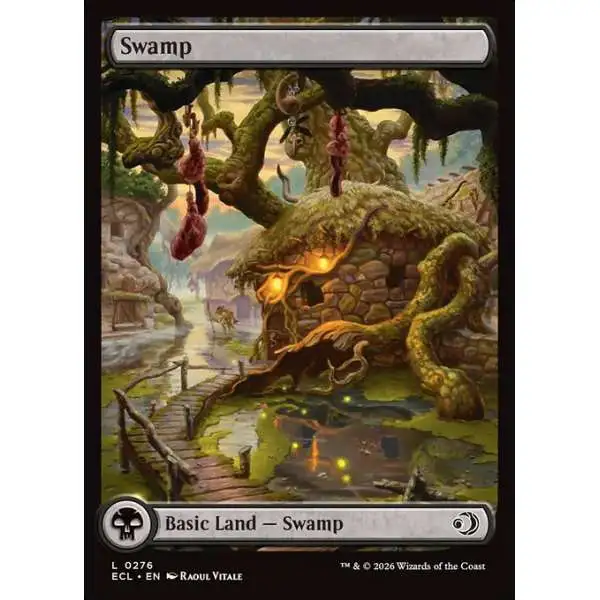 MtG Lorwyn Eclipsed Common Swamp #276 [Full Art]