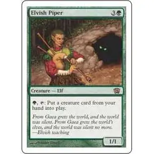 MtG 8th Edition Rare Elvish Piper #244