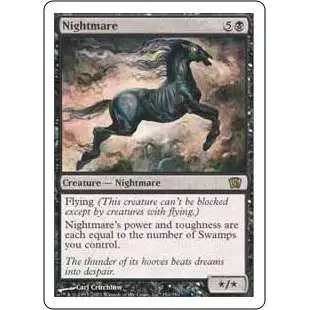 MtG 8th Edition Rare Nightmare #150 [Moderately Played]