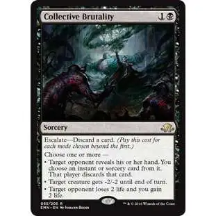 MtG Trading Card Game Eldritch Moon Rare Collective Brutality #85