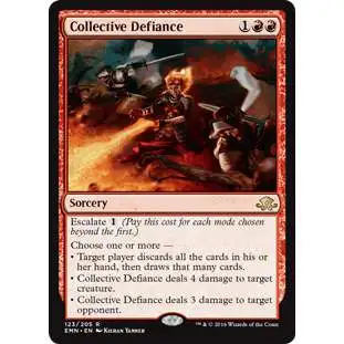 MtG Trading Card Game Eldritch Moon Rare Collective Defiance #123