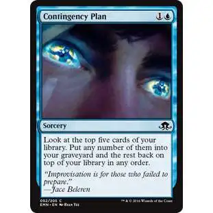 MtG Trading Card Game Eldritch Moon Common Contingency Plan #52