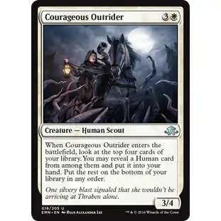 MtG Trading Card Game Eldritch Moon Uncommon Courageous Outrider #18