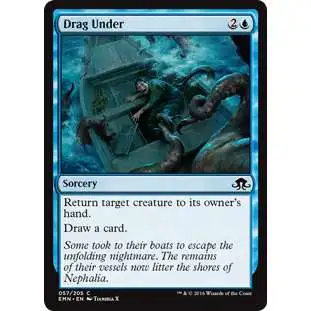 MtG Trading Card Game Eldritch Moon Common Foil Drag Under #57