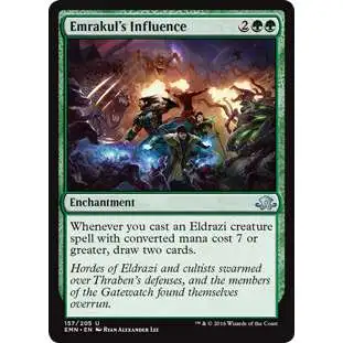 MtG Trading Card Game Eldritch Moon Uncommon Emrakul's Influence #157
