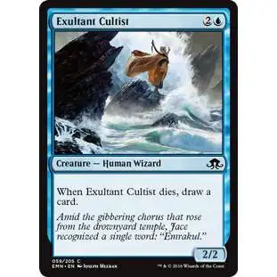 MtG Trading Card Game Eldritch Moon Common Exultant Cultist #59