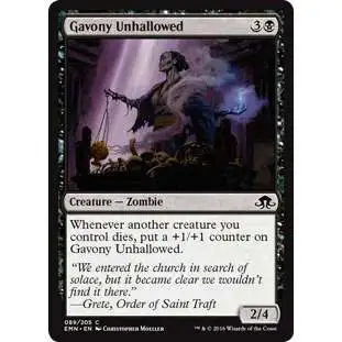 MtG Trading Card Game Eldritch Moon Common Gavony Unhallowed #89