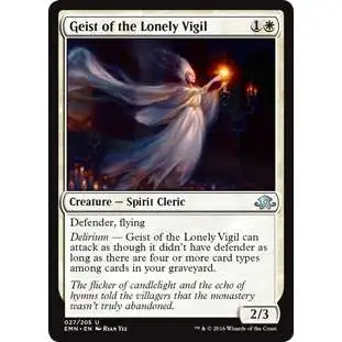 MtG Trading Card Game Eldritch Moon Uncommon Geist of the Lonely Vigil #27