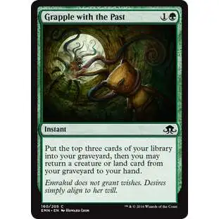 MtG Trading Card Game Eldritch Moon Common Grapple with the Past #160