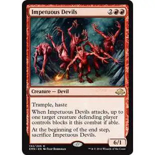 MtG Trading Card Game Eldritch Moon Rare Foil Impetuous Devils #132