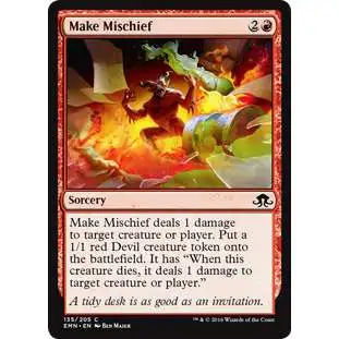 MtG Trading Card Game Eldritch Moon Common Make Mischief #135