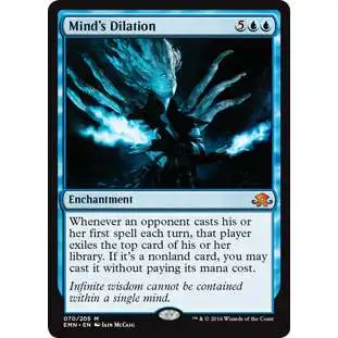 MtG Trading Card Game Eldritch Moon Mythic Rare Mind's Dilation #70