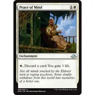 MtG Trading Card Game Eldritch Moon Uncommon Peace of Mind #36