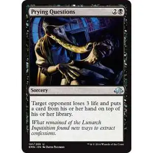 MtG Trading Card Game Eldritch Moon Uncommon Prying Questions #101