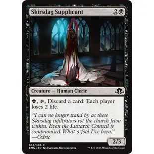 MtG Trading Card Game Eldritch Moon Common Skirsdag Supplicant #104
