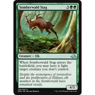 MtG Trading Card Game Eldritch Moon Uncommon Somberwald Stag #169