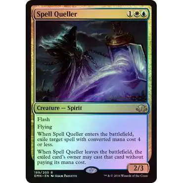 MtG Trading Card Game Eldritch Moon Rare Foil Spell Queller #189