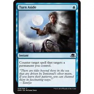 MtG Trading Card Game Eldritch Moon Common Turn Aside #78