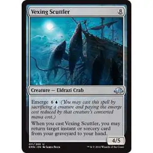 MtG Trading Card Game Eldritch Moon Uncommon Vexing Scuttler #11