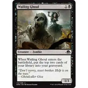 MtG Trading Card Game Eldritch Moon Common Wailing Ghoul #112