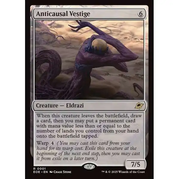 MtG Edge of Eternities Rare Anticausal Vestige #1