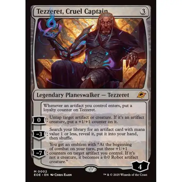 MtG Edge of Eternities Mythic Rare FOIL Tezzeret, Cruel Captain #2