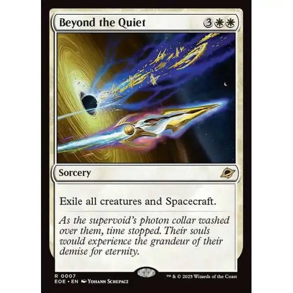 MtG Edge of Eternities Rare Beyond the Quiet #7
