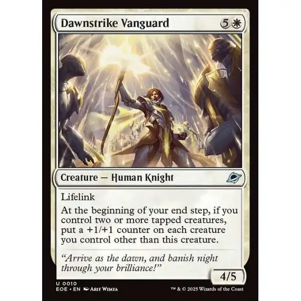 MtG Edge of Eternities Uncommon Dawnstrike Vanguard #10