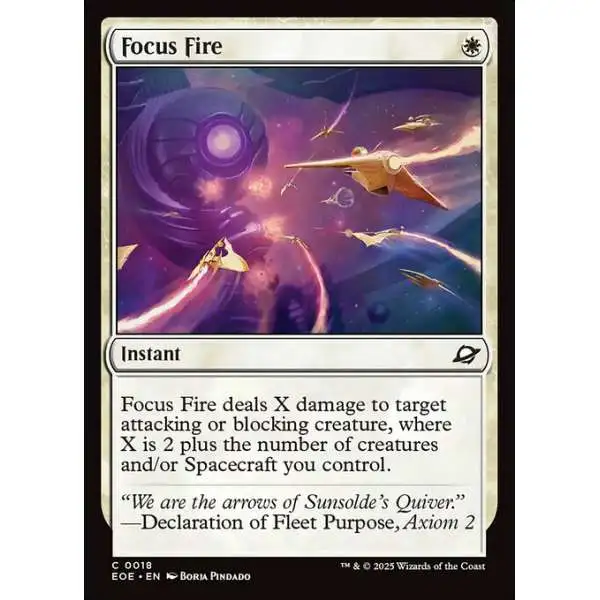 MtG Edge of Eternities Common Focus Fire #18
