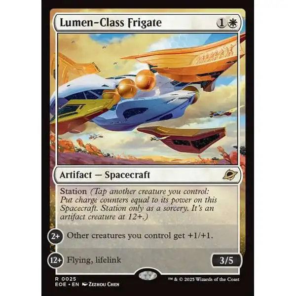 MtG Edge of Eternities Rare Lumen-Class Frigate #25