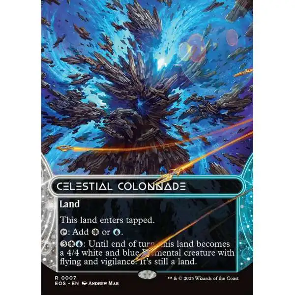 MtG Edge of Eternities: Stellar Sights Rare Celestial Colonnade #7 [Borderless]